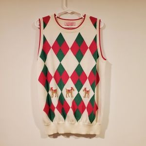 Lilly Pulitzer Argyle Dog Vest Girl's Size 12